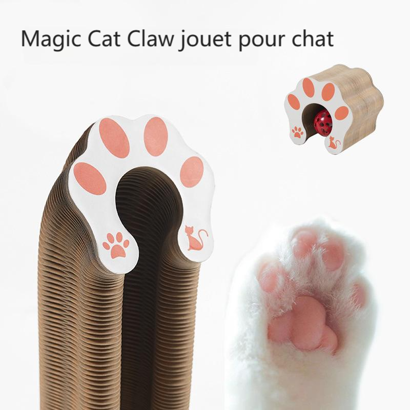 Un acheté, un offert !🔥Planche à gratter pour chat, jouet pour chat avec clochette🐾🐾