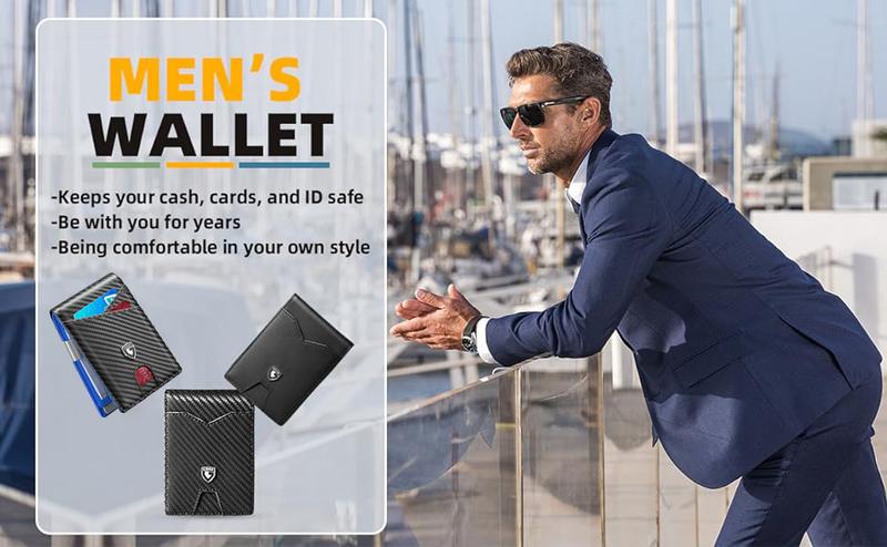 🔥Father's Day Sale -49% OFF!-Men's Slim Wallet with RFID Blocking