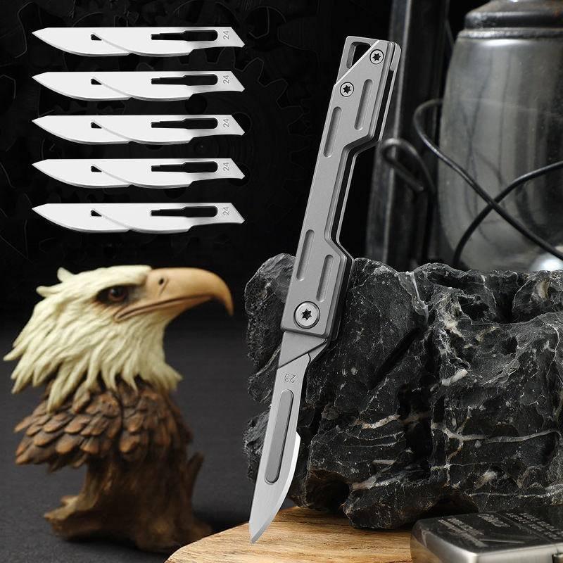 ⚙️EDC Tool Folding Scalpel Knife for DIY & Office