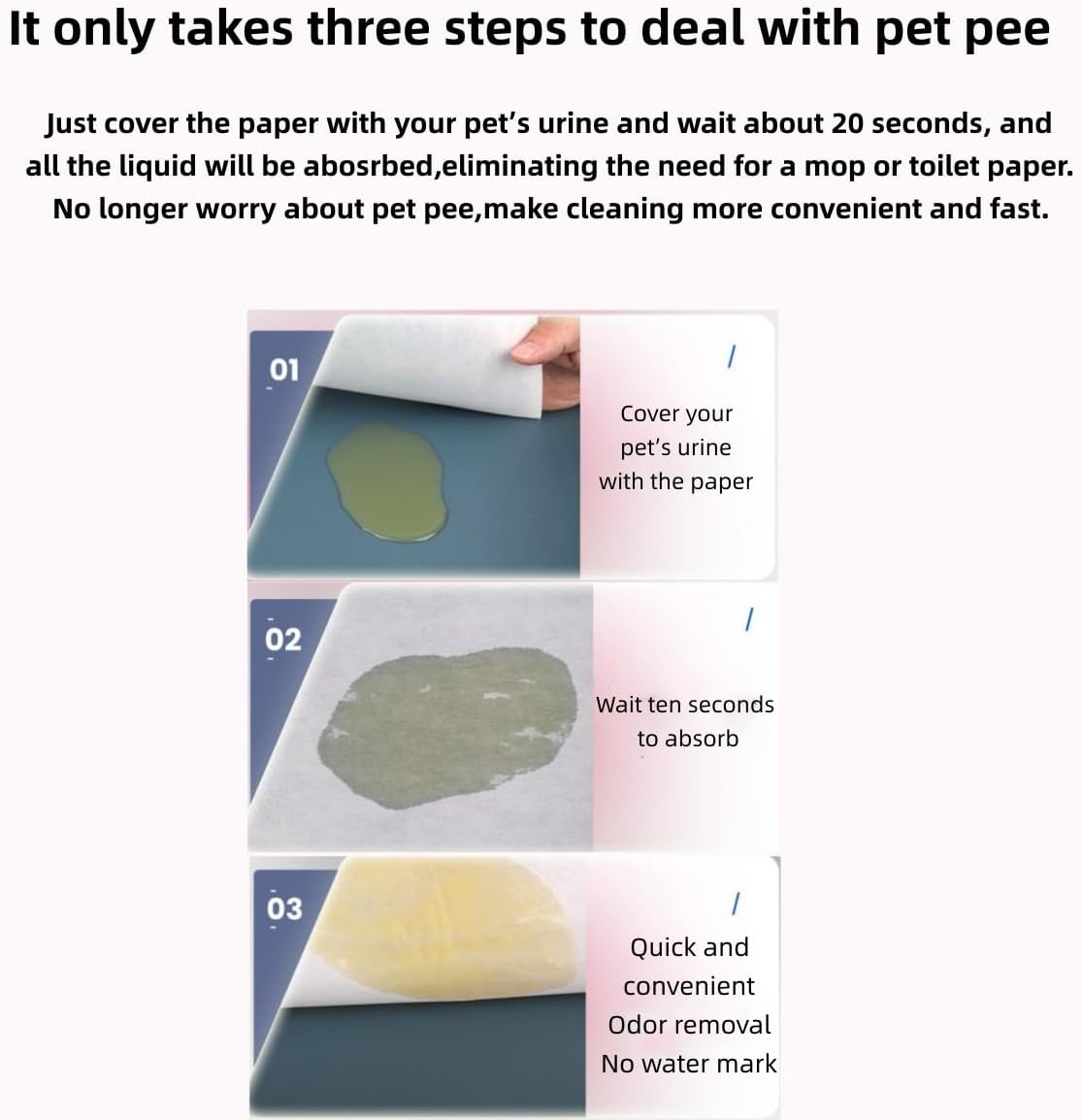 LAST DAY 50% OFF🔥Dog urine absorbent paper🐶