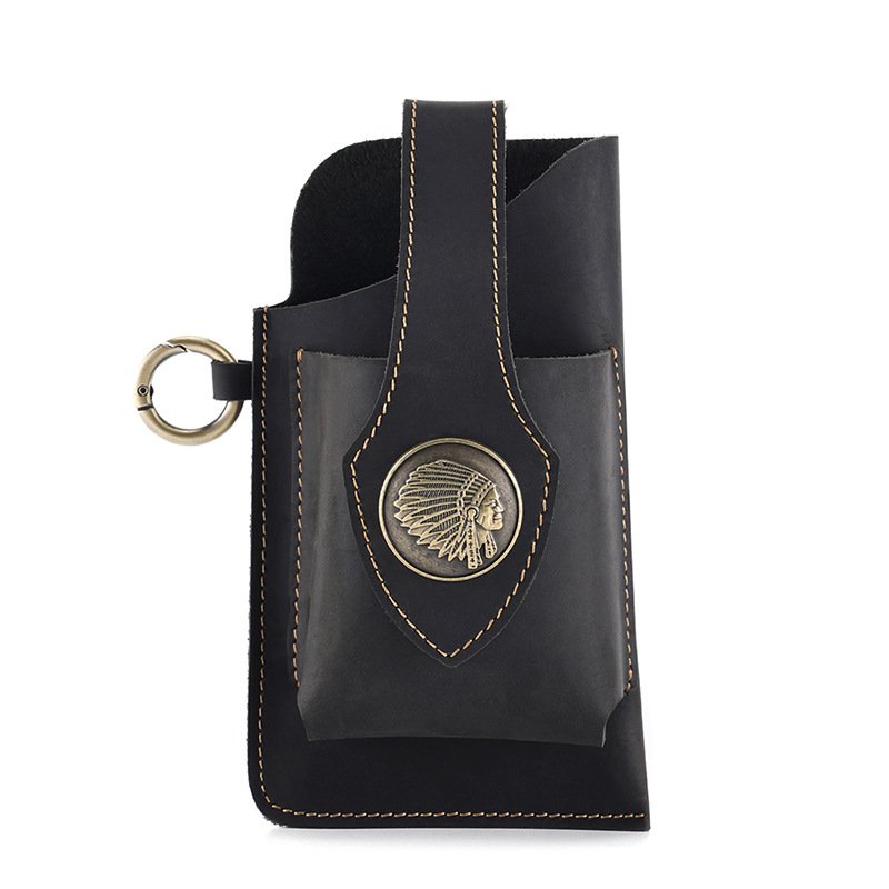 ADD ONS: Leather Tactical Sport Phone Bag with Keychain