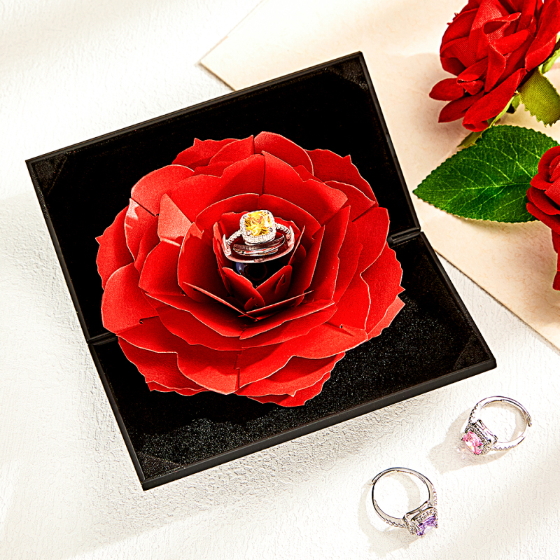 💖Valentine's Day Sale - 50%🎁3D Love Box Rose Flower