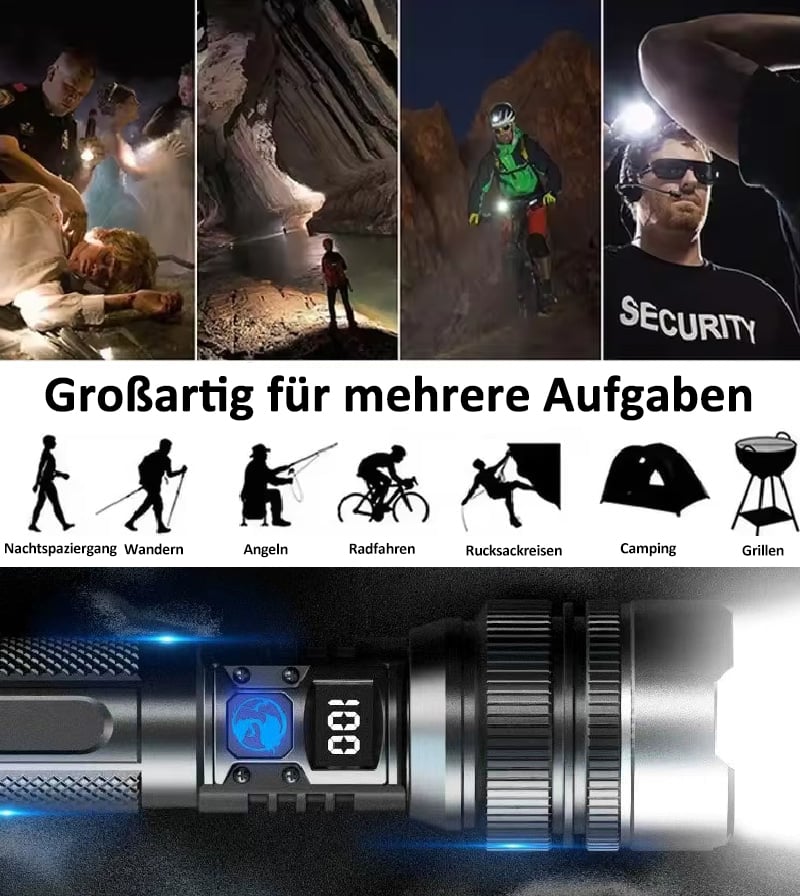 🔥Letzter Tag Verkauf 49% Rabatt🔥2025 Die ultimative Survival-Taschenlampe