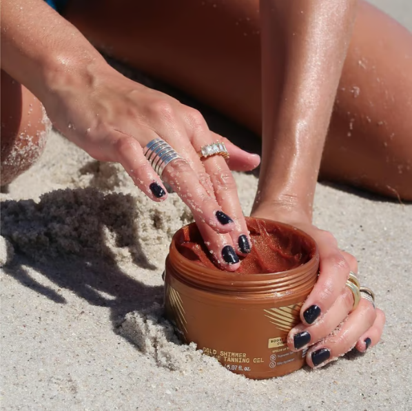 ⏰Dernier jour - 49 % de réduction🔥 - Gel bronzant intense et scintillant doré de luxe
