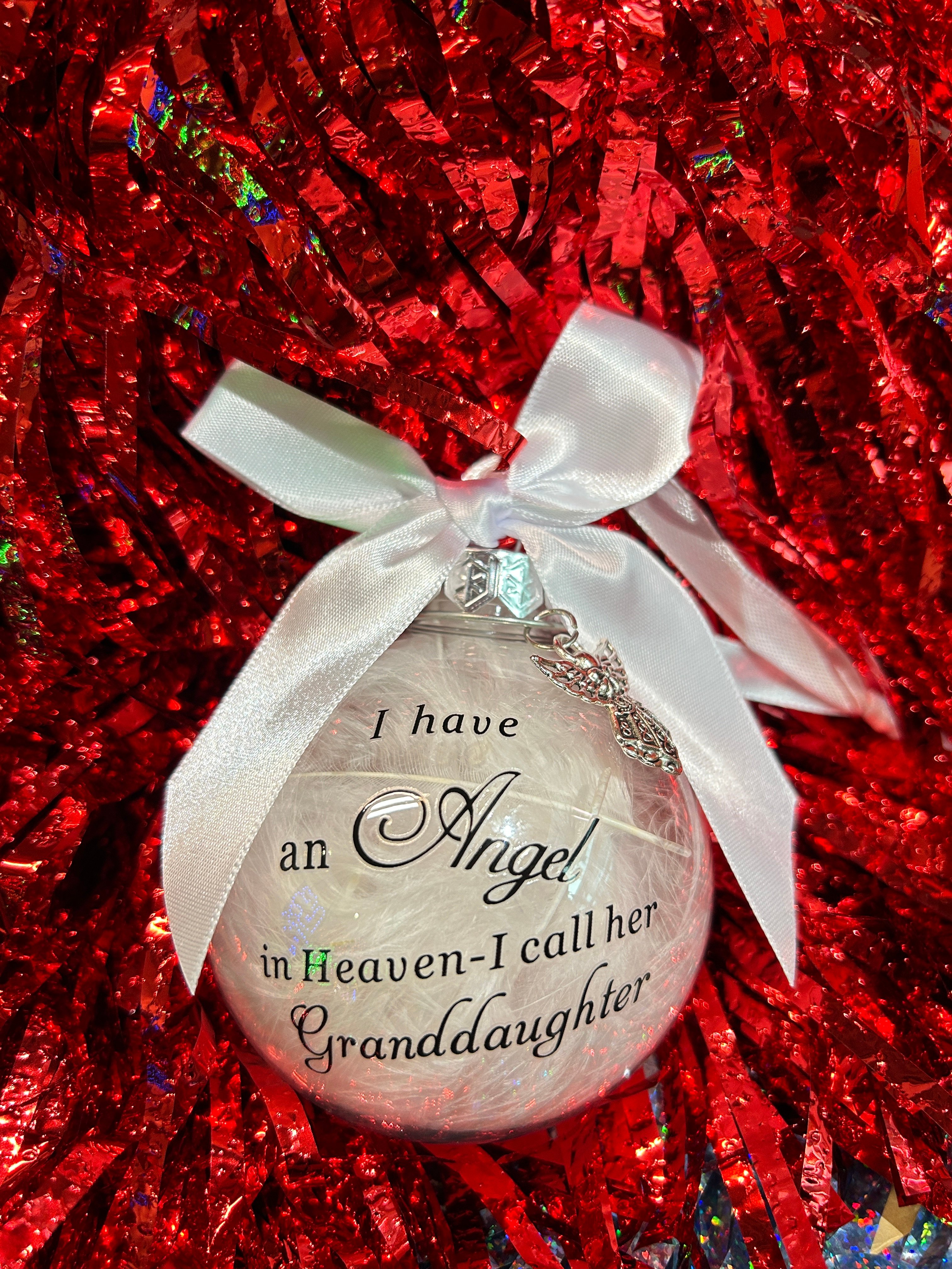 It's all handmade - Angel In Heaven Memorial Ornament