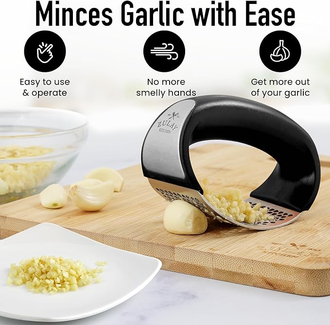 (🌲EARLY CHRISTMAS SALE - 49% OFF) Stainless Steel Garlic Press, BUY 2 GET 1 FREE