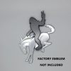 Sasquatch Peace Sign Emblem Addon