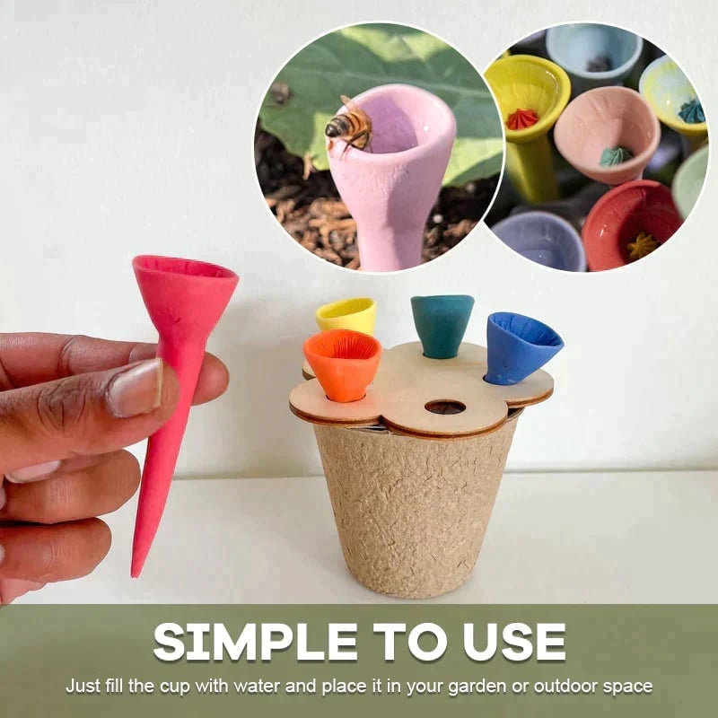 (🔥Last Day Promotion 50% OFF)Bee Insect Drinking Cup 5-pack