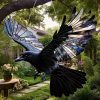🐦Acrylic colorful bird light supplement pendant for home outdoor garden and courtyard hanging Ornaments and pendants