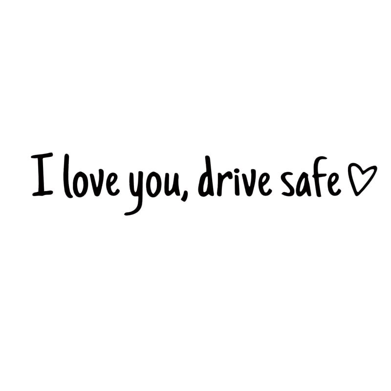 🔥Last Day Promotion 50% OFF🔥I love you, drve safe Sticker(3pcs)