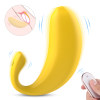 SHEMESIX Ladies Cute Banana Remote Control Vibrating Masturbator G-spot Clitoral Vibrator