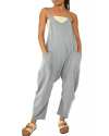 🔥Wide Leg Jumpsuit with Pockets (Buy 2 Free Shipping)