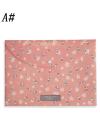 Floral Overlay Print File Bag 1pc