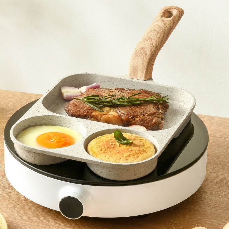 🔥Last Day Promotion - 60% OFF🎁3-in-1 Medical Stone Frying Pan: Ideal for Eggs, Bacon, and Burgers