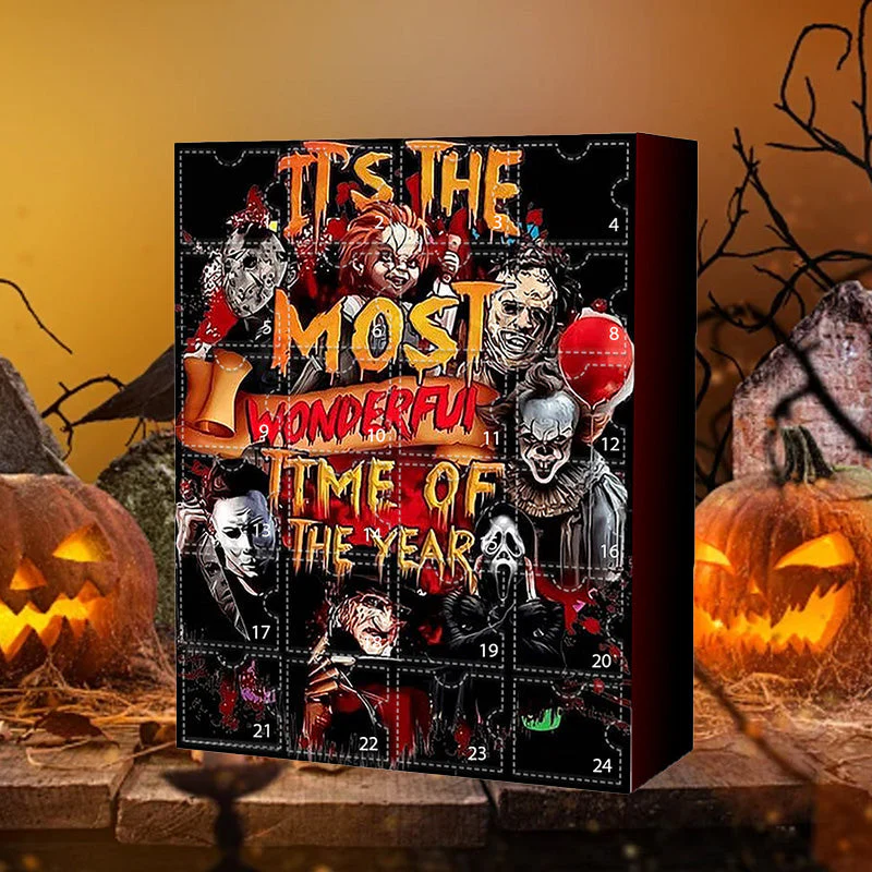 🔥Last Day Promotion 48% OFF-🎁-Halloween Horror Movie Characters Advent Calendar