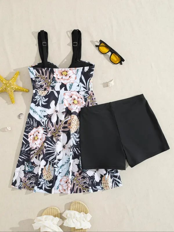 🔥VENTE CHAUDE ÉTÉ 👙Robe de bain col V femme 2025