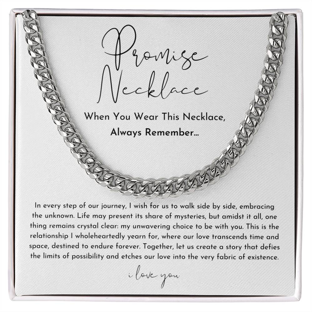 🔥LAST DAY 50% OFF🔥Promise Necklace For Him