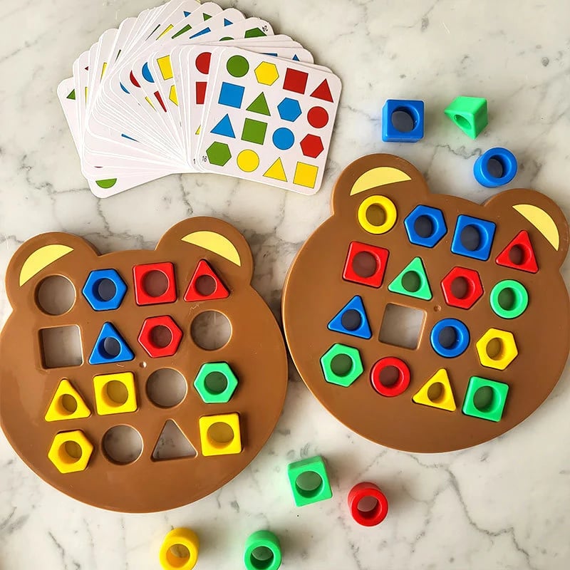 (🎄EARLY CHRISTMAS SALE - 50% OFF) 🎁Shape Matching Game,🚚Buy 2 Free Shipping