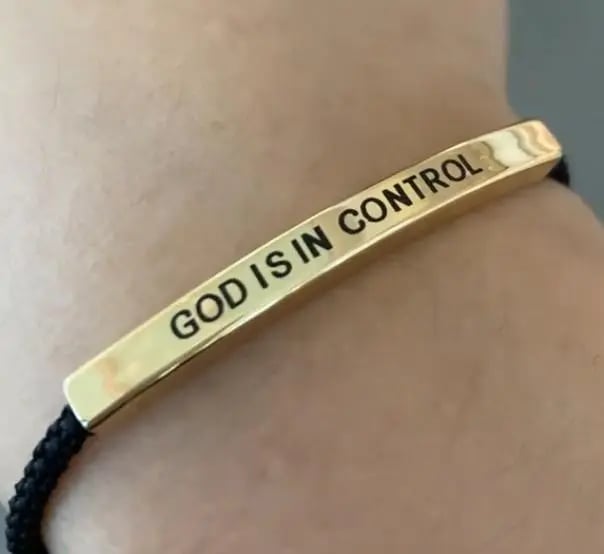 🎁TikTok Last Day Sale - 70% OFF✨Inspire Bracelet 🙏God is in control——the best gift