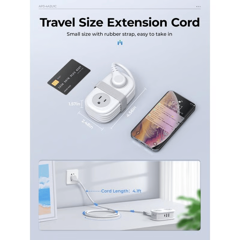 🔥Last Day Promotion 50% OFF🔥Travel Power Strip