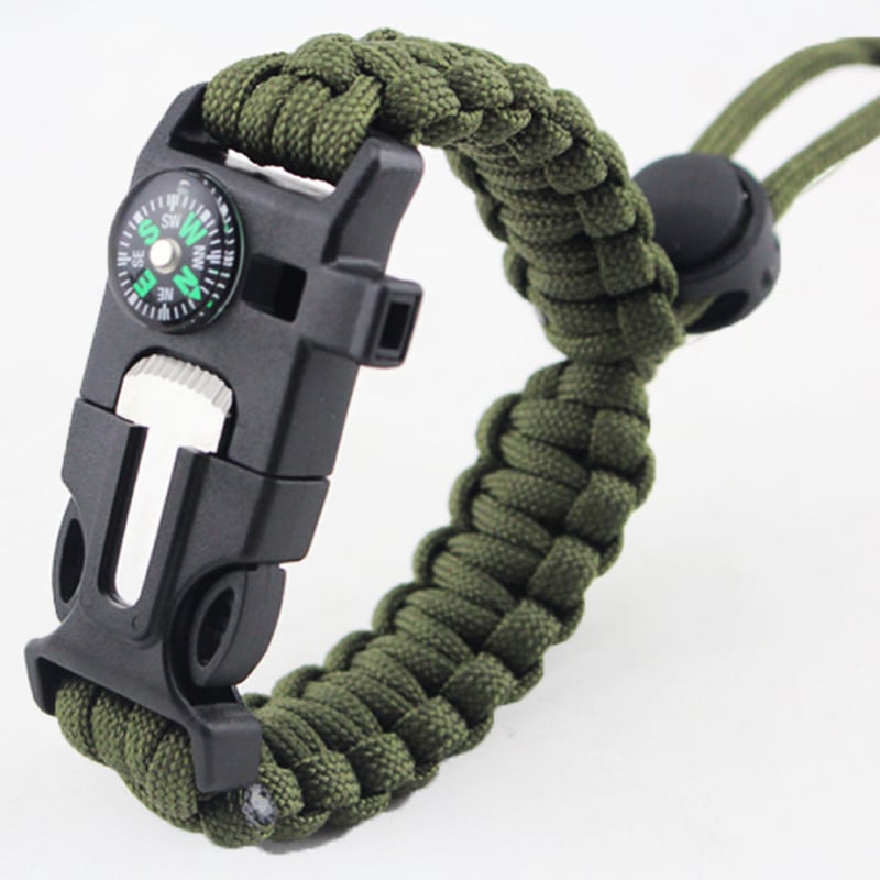 Emergency Paracord Bracelets- Best Wilderness Survival-Kit for Camping