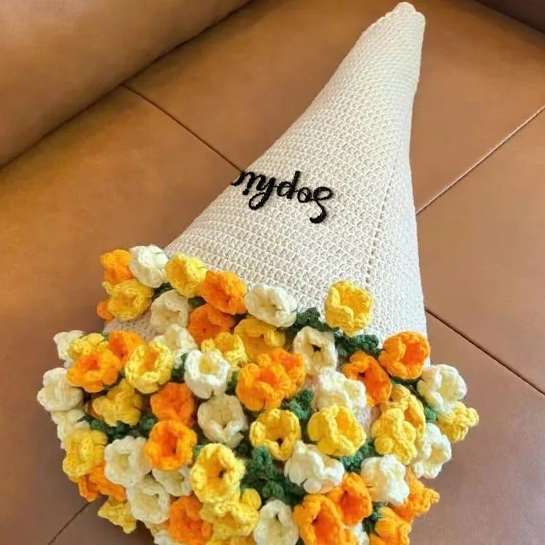 🎁TikTok Last Day Sale - 70% OFF🔥Hand-Knitted Rose Blanket DIY Kit & Ready-Made Gift for Mother's Day Valentine's Day