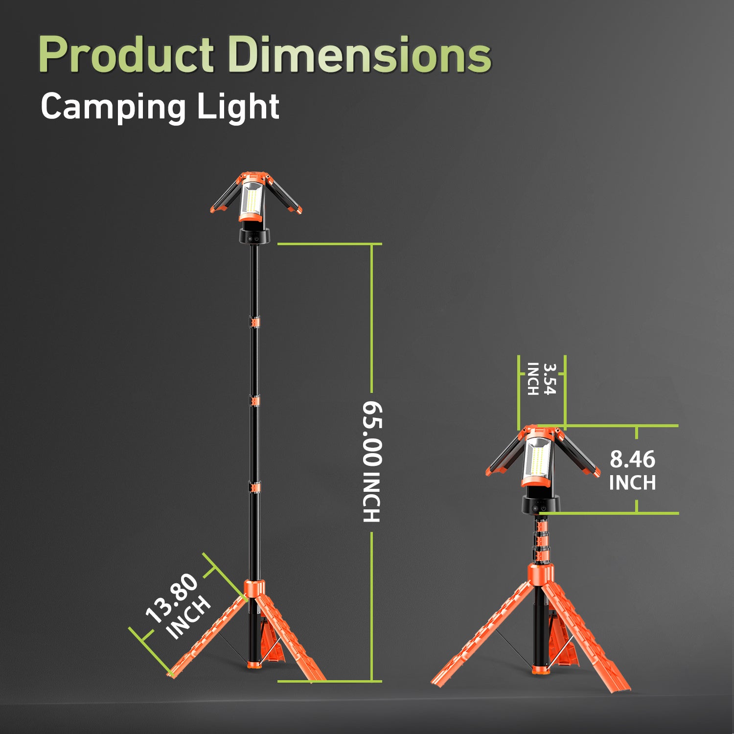 🔥LAST DAY SALE 50% OFF💥Rechargeable 10000 mAh Camping Light with Stand