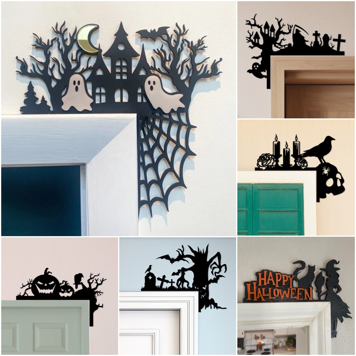 🌈Hot sale now [60% OFF] - Wooden Halloween Door Corner Sign