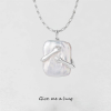 White Jade Embrace Necklace-Everyone deserves to be loved