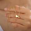 🔥Last Day Promotion 50% OFF🔥Tiny Initial Necklaces Golden Heart Letter A-Z