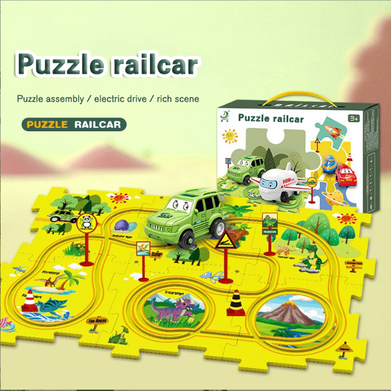 Stocking Stuffer🎅Rail Car Puzzle Track