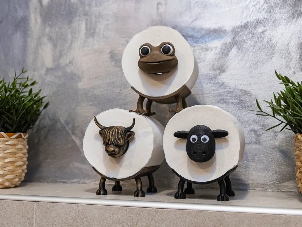 🎁 Sheep Toilet Roll Holder