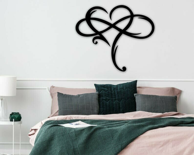 🔥LAST DAY  49% OFF 🔥 Infinity heart - Steel wall decor Metal Wall art