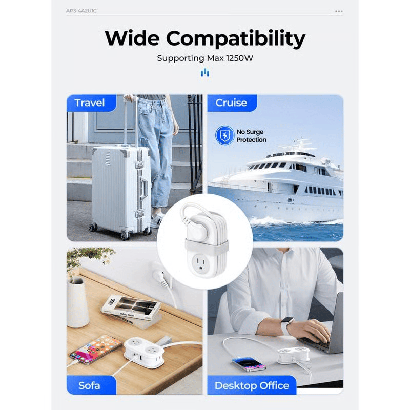 🔥Last Day Promotion 50% OFF🔥Travel Power Strip