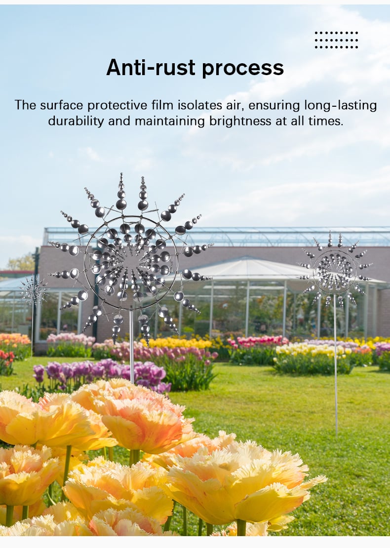 🔥 Celebrate July 4th with 50% OFF! Nordic Metal Wind Spinner Garden Yard Decor – Outdoor Iron Art Windmill Stake for Patio & Lawn Decoration