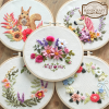 🔥Last day of exclusive discounts - Floral Wreath Embroidery Kit