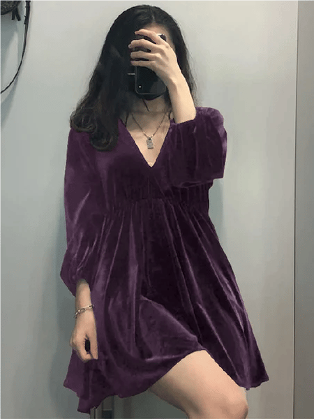 🔥HOT SALE NOW 49% OFF🔥 -  Velvet Mini Dress