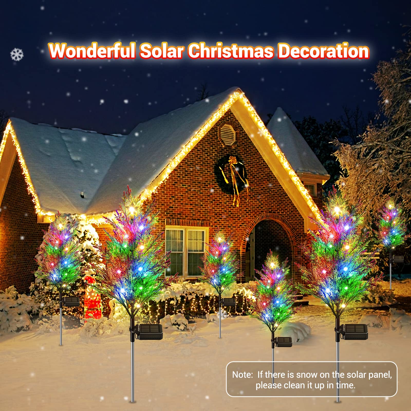 Christmas Promotion 49% off - 🎄 Solar Cypress Tree Light🌟