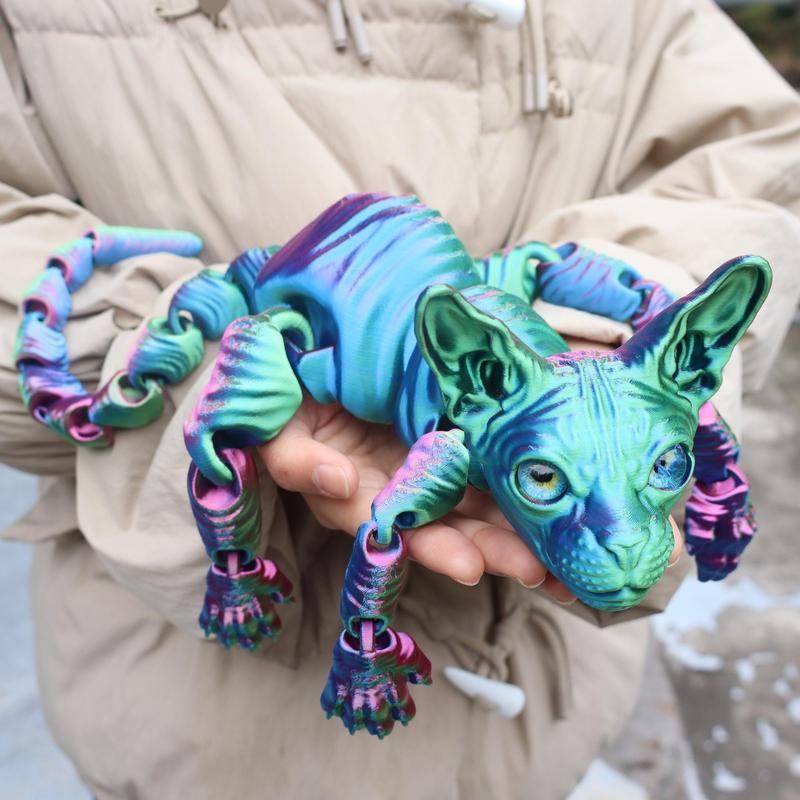 ⏰LAST DAY SALE 50% OFF💥3D Colorful Cat Statue