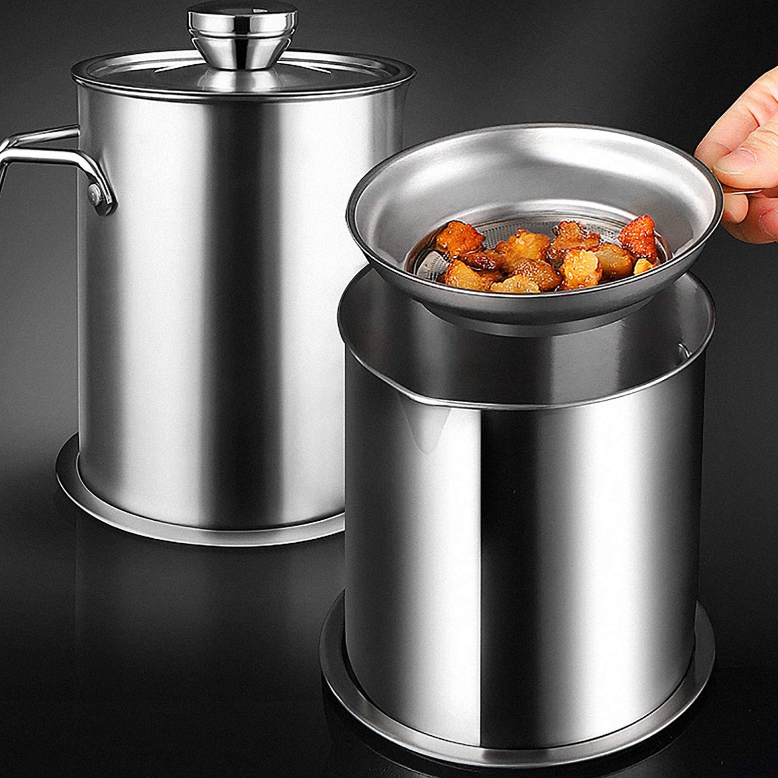 Christmas Hot Sale 48% OFF - Stainless Steel Oil Filter Pot - Buy 2 Free Shipping&Get Extra 10% OFF