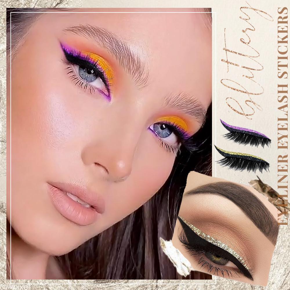 Last Day Sale-50%OFF💋Eyeliner And Eyelash Stickers