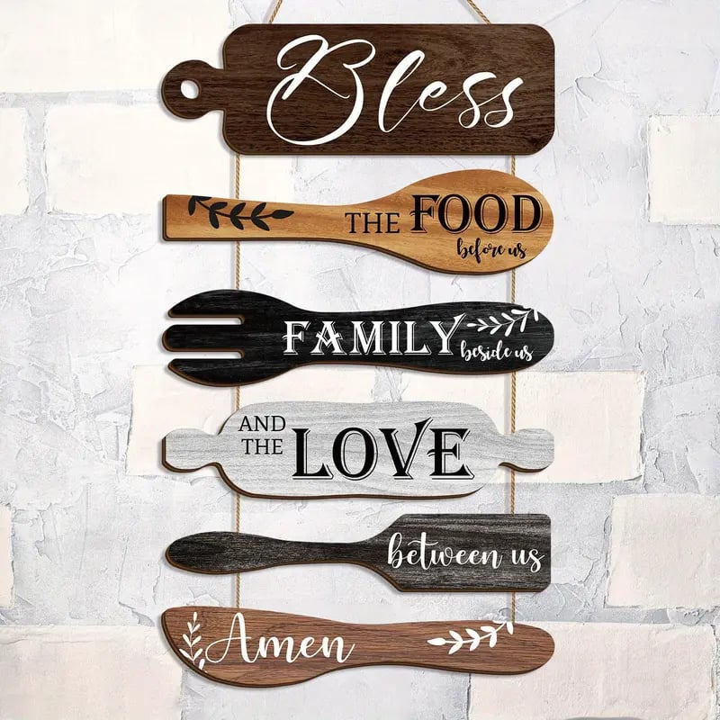 🎁TikTok Last Day Sale - 70% OFF🎉Wooden Kitchen Wall Decor