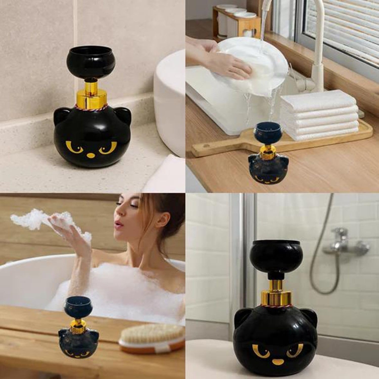🔥Last Day Promotion 50% OFF🔥Black Cat Soap Dispenser