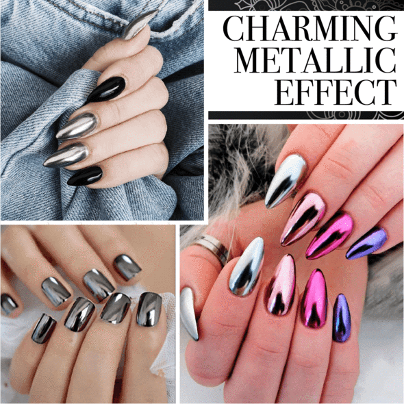 ✨Metallic Chrome Mirror Nail Polish💅-BUY 4 GET 1 FREE