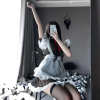 Cute anime maid cosplay costume outfit wit apron & tie PPF0290