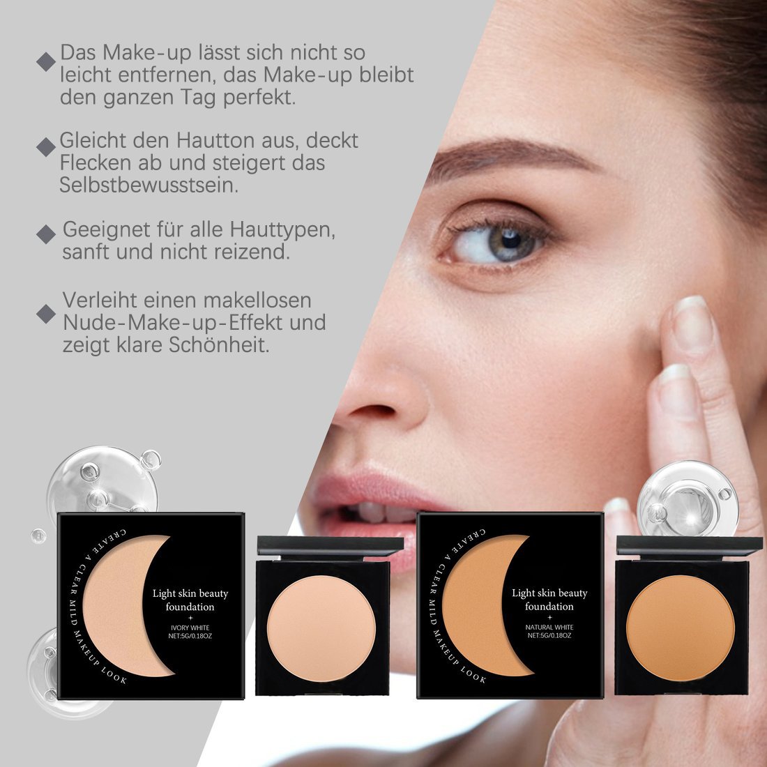 🌸Strahlende Augen enthüllen 50% RABATT 💖Aufheller für die Augenpartie, kaschieren und aufhellen dunkle Augenringe