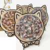🎁TikTok Last Day Sale - 70% OFF🔥135-Piece Morandi-Colored Cat Shaped Wooden Jigsaw Puzzle