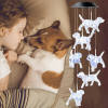 Dogs Color Changing Solar Wind Chime