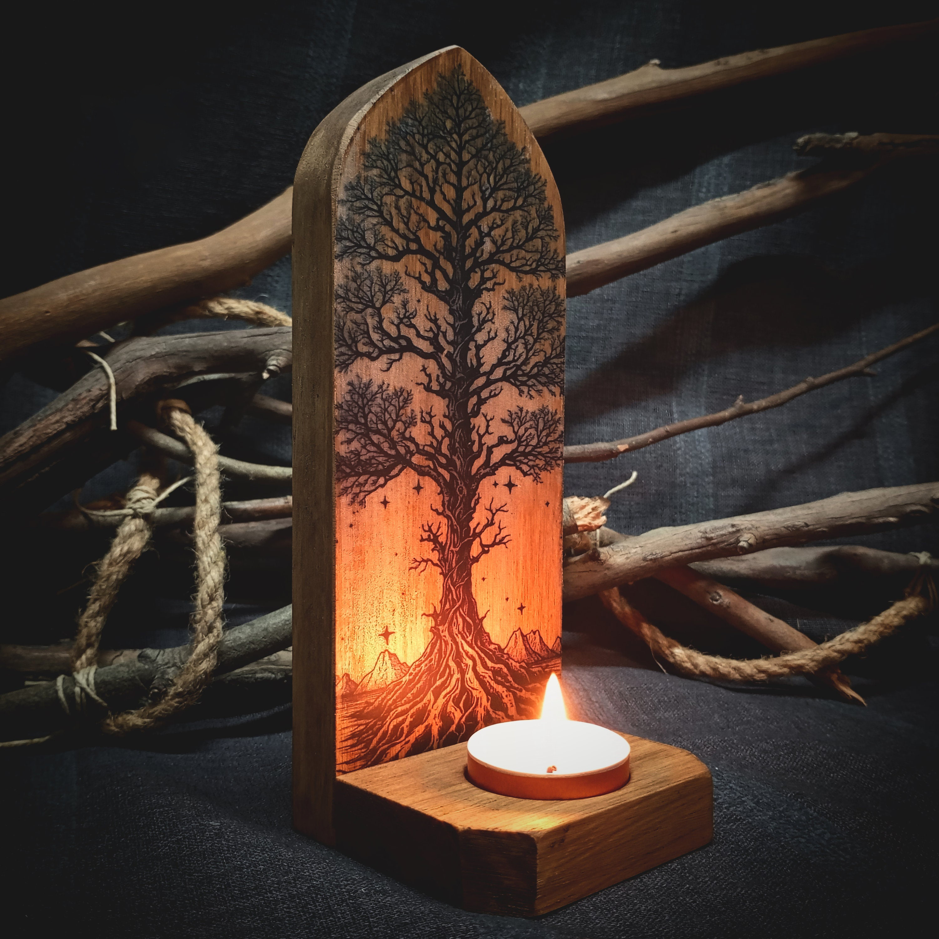 🌳Tree of life - Wall Candle Holder🙏