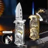 Outdoor Portable Metal Folding Knife Lighter